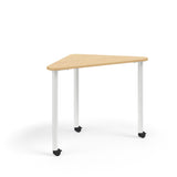 KI Ruckus Post-Leg Desk | Fixed or Height Adjustable | R-Triangle Shape Student Desk KI 