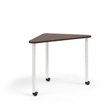 KI Ruckus Post-Leg Desk | Fixed or Height Adjustable | R-Triangle Shape Student Desk KI 