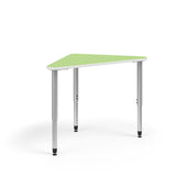 KI Ruckus Post-Leg Desk | Fixed or Height Adjustable | R-Triangle Shape Student Desk KI 