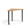 KI Ruckus Post-Leg Desk | Fixed or Height Adjustable | R-Triangle Shape Student Desk KI 