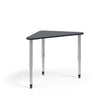 KI Ruckus Post-Leg Desk | Fixed or Height Adjustable | R-Triangle Shape Student Desk KI 