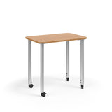 KI Ruckus Post-Leg Desk | Fixed or Height Adjustable | Rectangle Shape Student Desk KI 