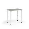 KI Ruckus Post-Leg Desk | Fixed or Height Adjustable | Rectangle Shape Student Desk KI 