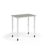 KI Ruckus Post-Leg Desk | Fixed or Height Adjustable | Rectangle Shape Student Desk KI 