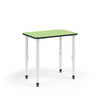 KI Ruckus Post-Leg Desk | Fixed or Height Adjustable | Rectangle Shape Student Desk KI 