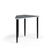 KI Ruckus Post-Leg Desk | Fixed or Height Adjustable | Trapezoid Shape Student Desk KI 