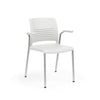 KI Strive Four Leg Stack Chair | Arms or Armless | w/ Caster Option Guest Chair, Cafe Chair, Stack Chair KI 