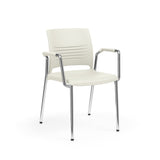 KI Strive Four Leg Stack Chair | Arms or Armless | w/ Caster Option Guest Chair, Cafe Chair, Stack Chair KI 