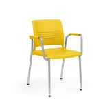 KI Strive Four Leg Stack Chair | Arms or Armless | w/ Caster Option Guest Chair, Cafe Chair, Stack Chair KI 