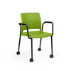 KI Strive Four Leg Stack Chair | Arms or Armless | w/ Caster Option Guest Chair, Cafe Chair, Stack Chair KI 