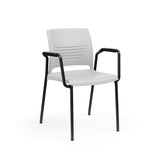 KI Strive Four Leg Stack Chair | Arms or Armless | w/ Caster Option Guest Chair, Cafe Chair, Stack Chair KI 