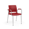 KI Strive Four Leg Stack Chair | Arms or Armless | w/ Caster Option Guest Chair, Cafe Chair, Stack Chair KI 