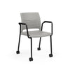 KI Strive Four Leg Stack Chair | Arms or Armless | w/ Caster Option Guest Chair, Cafe Chair, Stack Chair KI 