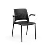 KI Strive Four Leg Stack Chair | Arms or Armless | w/ Caster Option Guest Chair, Cafe Chair, Stack Chair KI 