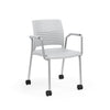 KI Strive Four Leg Stack Chair | Arms or Armless | w/ Caster Option Guest Chair, Cafe Chair, Stack Chair KI 