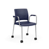 KI Strive Four Leg Stack Chair | Arms or Armless | w/ Caster Option Guest Chair, Cafe Chair, Stack Chair KI 