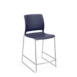 KI Strive High Density Stool | Stacking | Armless Stool KI Chrome Frame Shell Color Nordic 