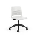 KI Strive Task Chair | 5 Star Base | Arm or Armless Light Task Chair, Conference Chair, Computer Chair, Teacher Chair, Meeting Chair KI Armless Shell Color Cottonwood 