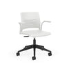 KI Strive Task Chair | 5 Star Base | Arm or Armless Light Task Chair, Conference Chair, Computer Chair, Teacher Chair, Meeting Chair KI Cantilever Arm Shell Color Cottonwood 