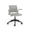 KI Strive Task Chair | 5 Star Base | Arm or Armless Light Task Chair, Conference Chair, Computer Chair, Teacher Chair, Meeting Chair KI Cantilever Arm Shell Color Warm Grey 