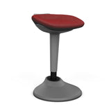 Kickstand Stool Fog Frame Stool SitOnIt Fabric Color Ruby 