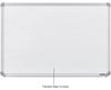 Magnetic Whiteboard - 36 x 24 - Steel Surface - Aluminum Frame Magnetic Whiteboard Global Industrial 