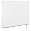 Magnetic Whiteboard - 60 x 48 - Steel Surface - Aluminum Frame Magnetic Whiteboard Global Industrial 