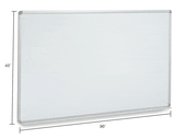 Magnetic Whiteboard - 96 x 48 - Steel Surface - Aluminum Frame Magnetic Whiteboard Global Industrial 