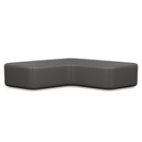 Nano Boomerang Ottoman Ottoman SitOnIt Vinyl Charcoal 