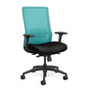 Novo Highback Office Chair Office Chair, Conference Chair, Computer Chair, Teacher Chair, Meeting Chair SitOnIt Fabric Color Jet Mesh Color Aqua S.S. w/ Seat Depth Adjustment