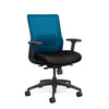 Novo Midback Office Chair Office Chair, Conference Chair, Computer Chair, Teacher Chair, Meeting Chair SitOnIt Fabric Color Jet Mesh Color Electric Blue S.S. w/ Seat Depth Adjustment