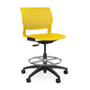 Orbix Task Stool Plastic Shell Stools SitOnIt Plastic Color Lemon 