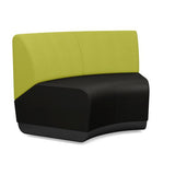 Pasea 120 Degree Inner Seat Lounge Seating, Modular Lounge Seating SitOnIt Fabric Color Onyx Fabric Color Apple 
