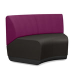 Pasea 120 Degree Inner Seat Lounge Seating, Modular Lounge Seating SitOnIt Fabric Color Smoky Fabric Color Grape 