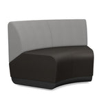 Pasea 120 Degree Inner Seat Lounge Seating, Modular Lounge Seating SitOnIt Fabric Color Smoky Fabric Color Nickle 