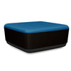 Pasea Large Square Ottoman Ottoman SitOnIt Fabric Color Electric Blue Fabric Color Onyx 