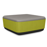 Pasea Large Square Ottoman Ottoman SitOnIt Fabric Color Fog Fabric Color Apple 