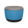 Pasea Mini Round Ottoman Ottoman SitOnIt Fabric Color Fog Fabric Color Ocean 