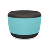 Pasea Mini Round Ottoman Ottoman SitOnIt Fabric Color Smoky Fabric Color Aqua 