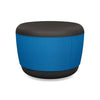 Pasea Mini Round Ottoman Ottoman SitOnIt Fabric Color Smoky Fabric Color Electric Blue 