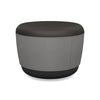 Pasea Mini Round Ottoman Ottoman SitOnIt Fabric Color Smoky Fabric Color Nickle 