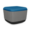 Pasea Mini Square Ottoman Ottoman SitOnIt Fabric Color Electric Blue Fabric Color Nickle 