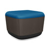 Pasea Mini Square Ottoman Ottoman SitOnIt Fabric Color Electric Blue Fabric Color Smoky 