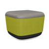 Pasea Mini Square Ottoman Ottoman SitOnIt Fabric Color Fog Fabric Color Apple 