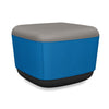 Pasea Mini Square Ottoman Ottoman SitOnIt Fabric Color Fog Fabric Color Electric Blue 