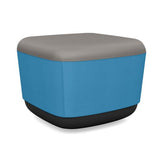 Pasea Mini Square Ottoman Ottoman SitOnIt Fabric Color Fog Fabric Color Ocean 