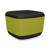 Pasea Mini Square Ottoman Ottoman SitOnIt Fabric Color Onyx Fabric Color Apple 