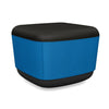 Pasea Mini Square Ottoman Ottoman SitOnIt Fabric Color Onyx Fabric Color Electric Blue 