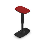 Remy 2820 Black Plastic Base Stool Stools 9to5 Seating Fabric Color Salsa 