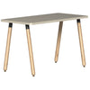 Reya Angled Leg Desk | Black Base Accent | Home Office Edition Home Office SitOnIt Table Size 20 D x 40 W Laminate Color Sandalwood Bamboo
